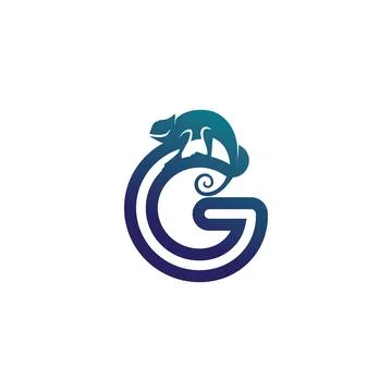 Animal vector lizard salamander gecko crocodile and reptiles design logo Stock Illustration