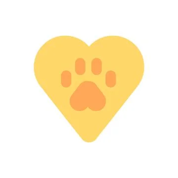 Animal welfare vector flat color icon Stock Illustration