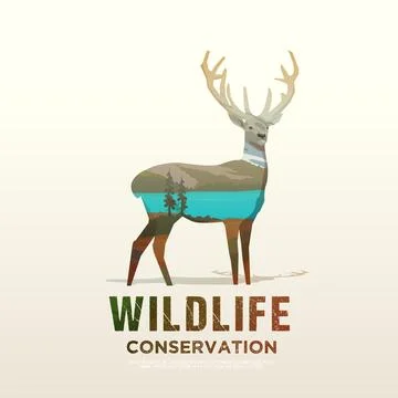 Animals of America Stock Illustration