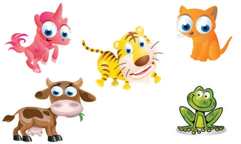 Animals cartoon Stock Illustration