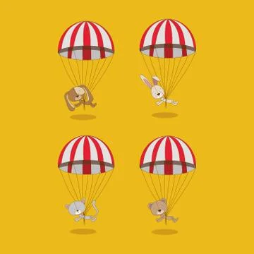 Animals design over yellow background vector illustration Stock Illustration