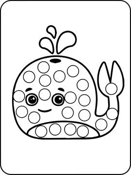 Animals Dot Markers Activity Pages Stock Illustration