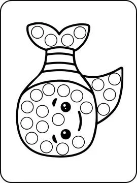 Animals Dot Markers Activity Pages Stock Illustration