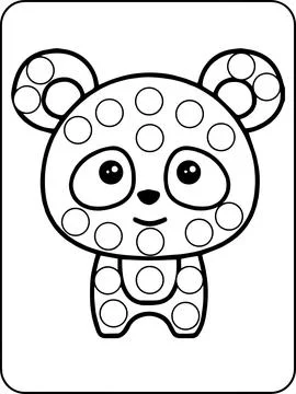 Animals Dot Markers Activity Pages Illustrazione stock