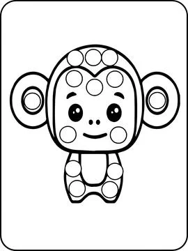 Animals Dot Markers Activity Pages Stock Illustration