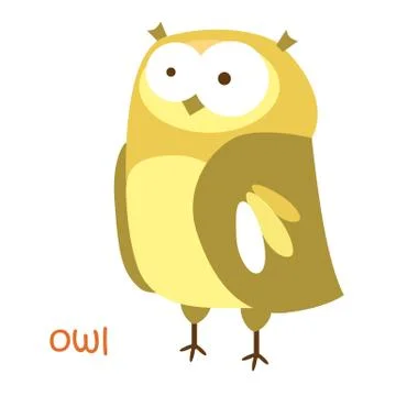 Animals set - owl Stock Illustration