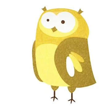 Animals set - owl Stock Illustration