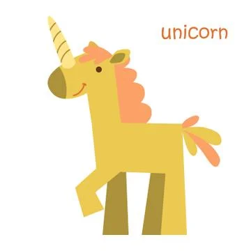 Animals set - unicorn Stock Illustration