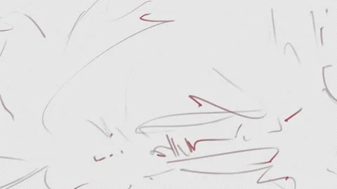 Animate abstract red lines and strokes on a black screen. Stock Footage 200924853