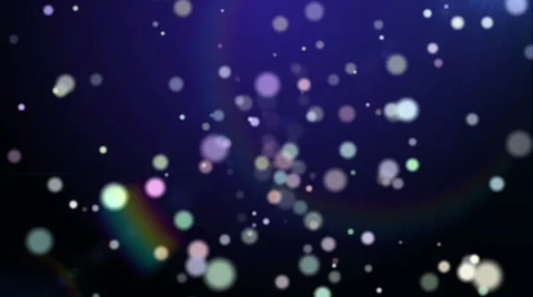 Animate blue particle with lights effetc Stock Footage 42851988