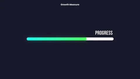 Animated 100 percent infographic elements Stock Footage 322961460