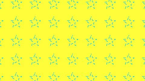 Animated 2d background.Video pattern simple Loop Small stars spin on pastel Ilustración de archivo