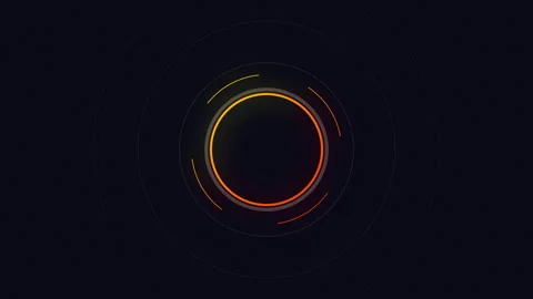 Animated 2D HUD Transition Background Stock Footage 245053828