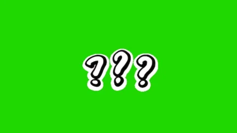 Animated 2D Question Mark Icon Loop Stock Footage 343800656