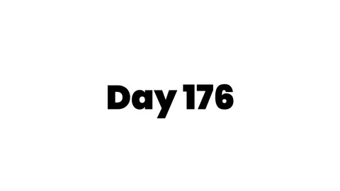 Animated 365 Days on White Background Stock Footage 310448882