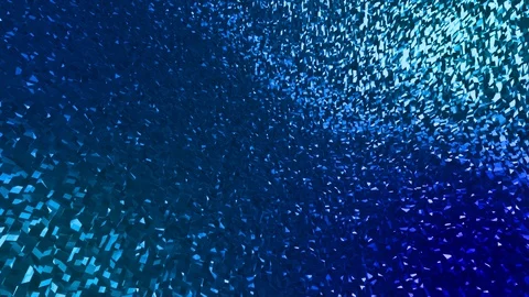 Animated 3D blue polygonal wave background Stock Footage 104259565