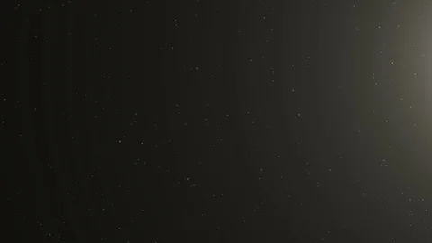 Animated 3D Dust Particles over Black Background with Warm Lens Flare Stock Footage 86075864