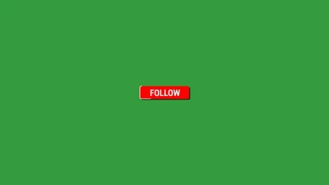 Animated 3D Follow Button to Following Button Pop - Multiple Colors Video stock 107282948