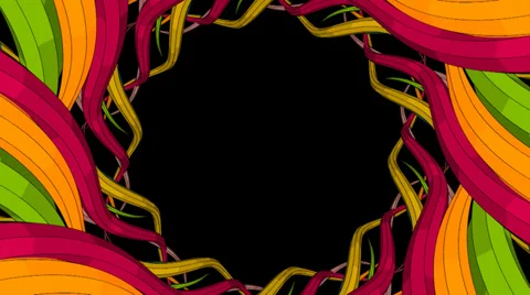 Animated 3D Lines transition Stock Footage 37092080