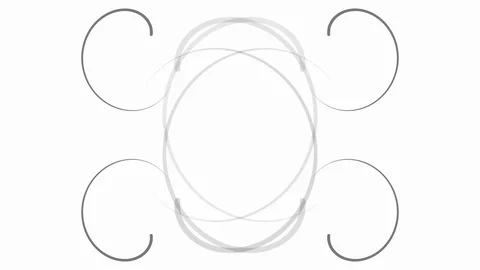 Animated 3D particle springs | Stock Video | Pond5