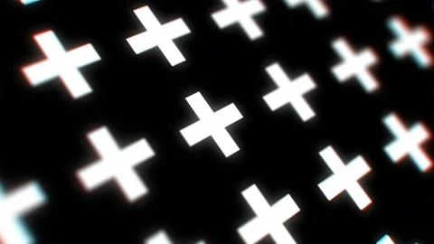 Animated 3d plus background. 4K Loop. Abstract background. Stock Footage 235415891