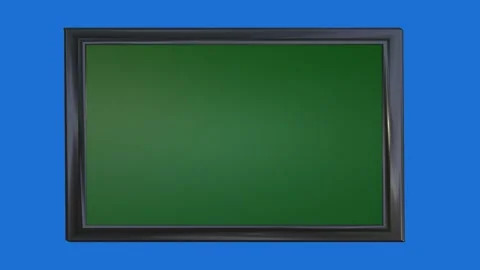 Animated 3D Rectangular Frame Expanding and Popping on Blue Screen for Medi.. Stock Footage 337955481