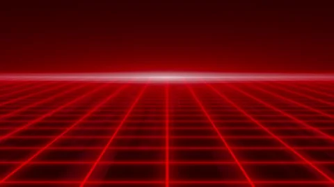 Animated 3d red Moving Square grid techn... | Stock Video | Pond5