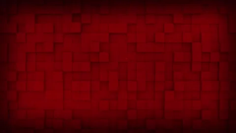 Animated 3D red wall loop Stock Footage 292449299