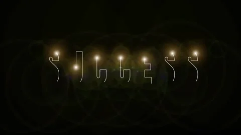 Animated 3D typography of the word success Video stock 345660357