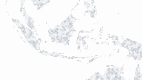 Animated 3D Wireframe Globe for Digital Overlays Stock Footage 345422496