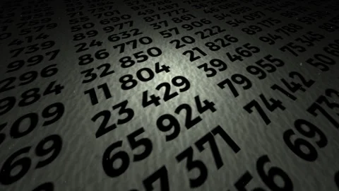 Animated 5 digit code intelligent mathematic enciphered computations Stock Footage 302916858