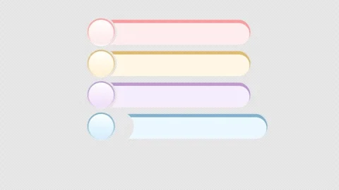 Animated 5 steps circle infographic template Stock Footage 309545766