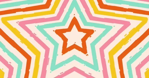 Animated 70s style looped vintage backgr... | Stock Video | Pond5