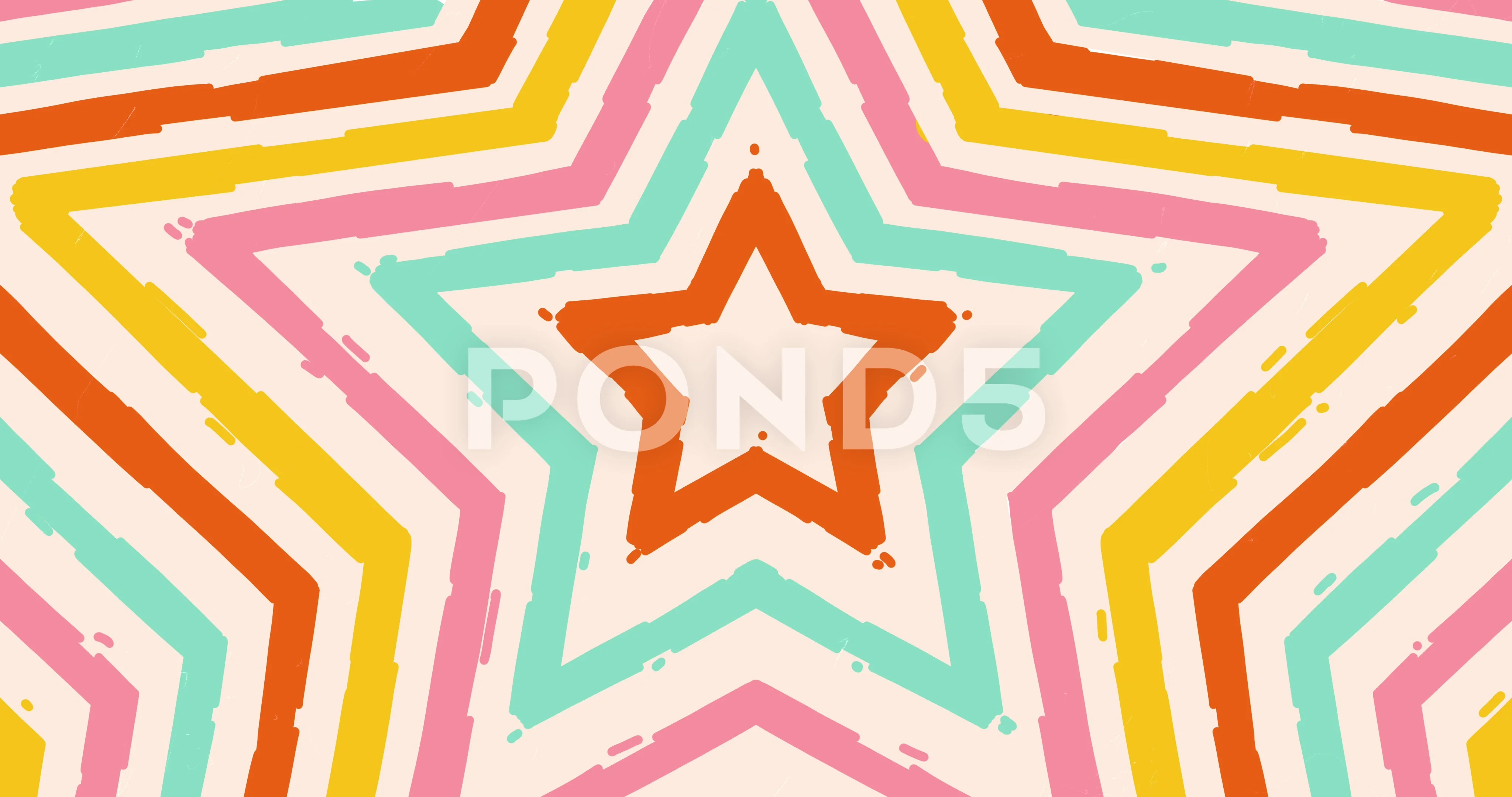 Animated 70s style looped vintage backgr... | Stock Video | Pond5
