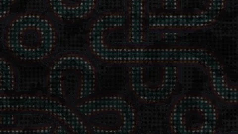 Animated abstract 1980's background design in futuristic retro style with Stock Footage 340576967