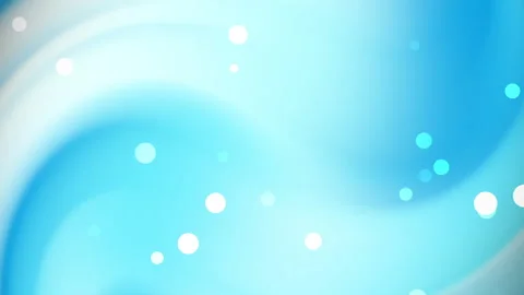 Animated abstract aqua blue gradient background with soft white circles 库存影片 334916222