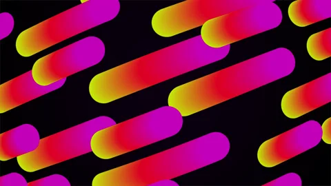 Animated Abstract background. Colorful gradient geometric shapes 스톡 동영상 140939958