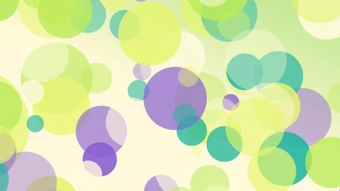 Animated abstract background filled with overlapping translucent circles in.. Stock Footage 347960295