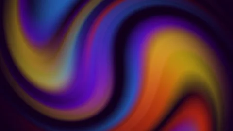 Animated Abstract Background, Fluid liquid color wave lines, glowing liquid Stock Footage 281995494