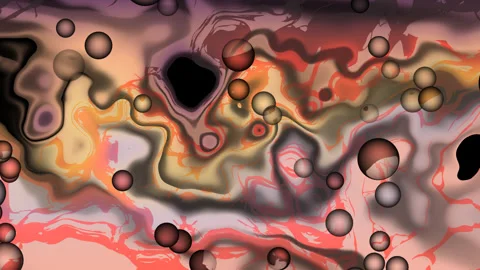 Animated abstract background Video stock 243487347