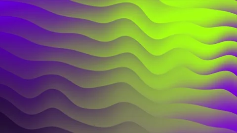Animated Abstract background with green and purple color wavy stripes, looped Stock Footage 199372831