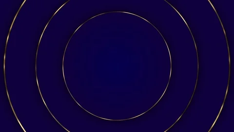 Animated abstract background with luxurious gold circles Stock Footage 297152174