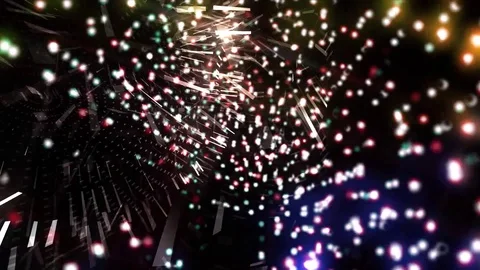 Animated abstract background with many exploding colours Stock Footage 101225637