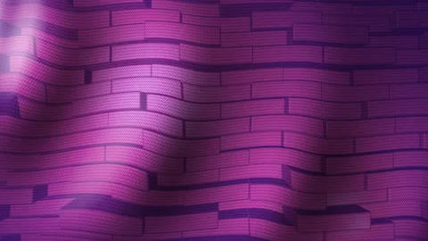 Animated Abstract Background from Moving Cubes. Fabric structure Stock Footage 201732828