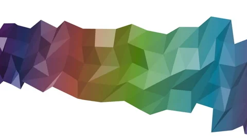 Animated abstract banner for your text on white background Vidéo 52840437