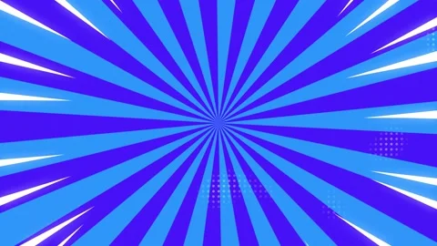 Animated abstract blue comic with halftone background Vídeos de archivo 201981648