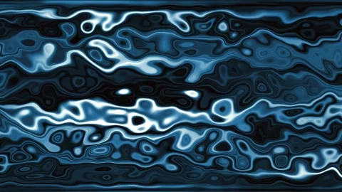 Animated abstract blue patterns created by the reflection of light on the Stock Footage 280686981