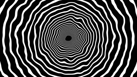 Animated abstract circle on Retro twist and moving background Stock Footage 222737130