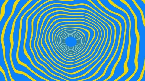 Animated abstract circle on Retro twist and moving background Stock Footage 222744098