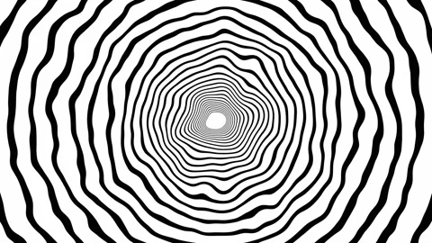 Animated abstract circle on Retro twist and moving background Stock Footage 222749204